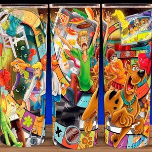 Scooby Doo and Shaggy Fast Food Frenzy Cartoon Cup Mug Tumbler 20oz